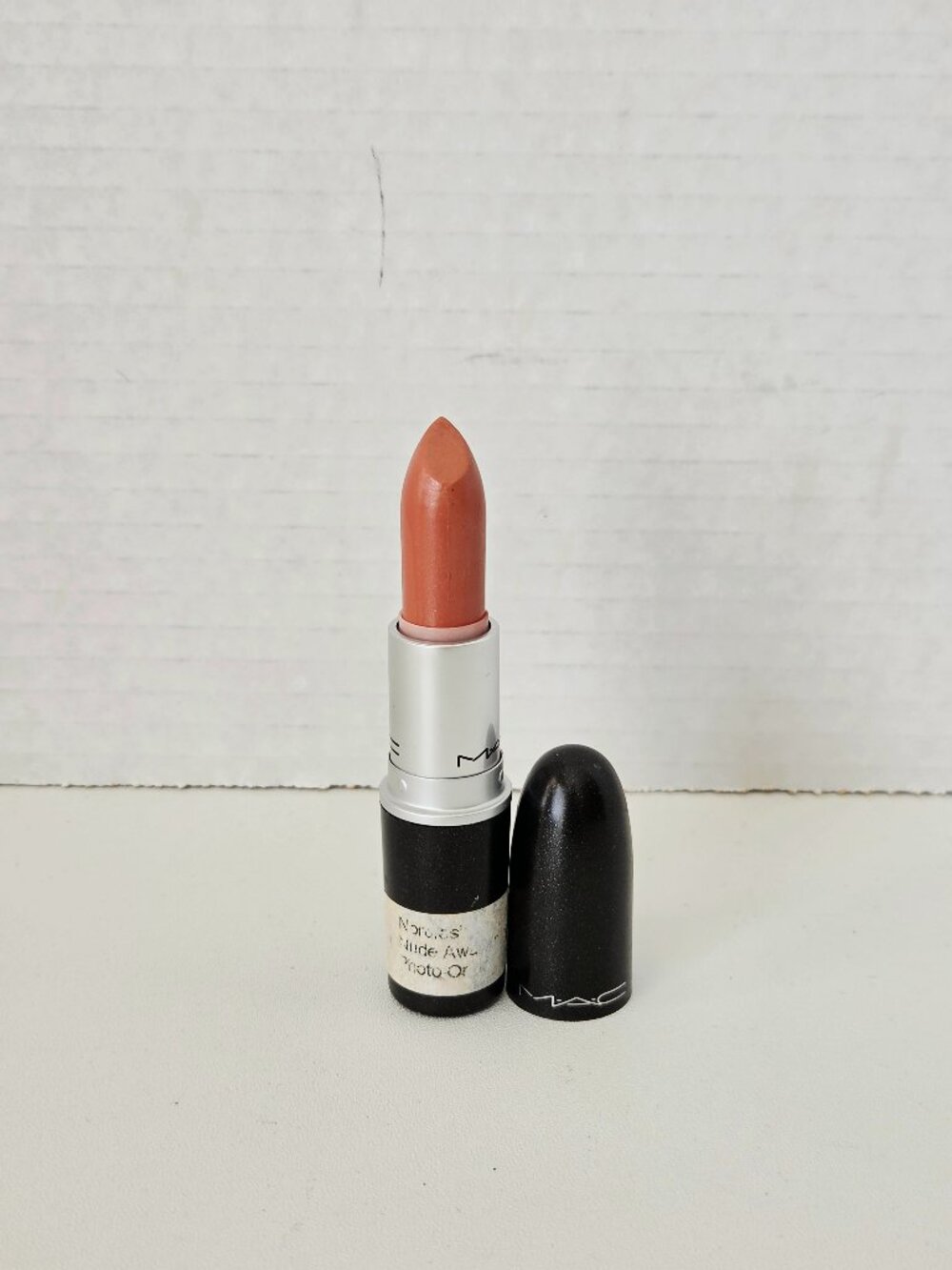 MAC Cosmetics Isabel and Ruben Tol Lipstick Nude Awakening Prototype Tube